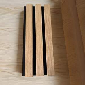 Panel Acústico de Madera de <span class=keywords><strong>Nogal</strong></span> Natural Akupanel, Panel de Pared Acústico con Luz LED, Ignífugo, Ecológico, Insonorizante para Hoteles, Diseño de Modelo 3D - Product Image 5