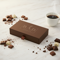 Luxe bruiloft chocoladeverpakkingen magnetische UV matte afwerking herbruikbare milieuvriendelijke draagbare stevige papieren dozen Valentijnsgeschenk
