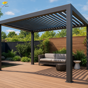 Estructuras Prefabricadas, Protección Solar, Impermeabilización, Pérgolas <span class=keywords><strong>para</strong></span> Terraza de Penthouse al Aire Libre - Product Image 1