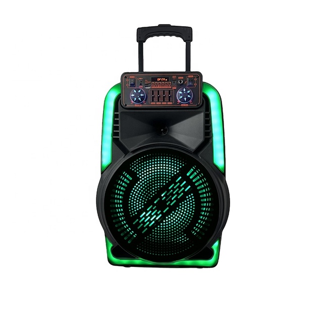 Portable Karaoke Speaker for 5.3 40W USB AUX RGB LED Lighting Built-in MIC 3000mAh Battery for Outdoor Events Music