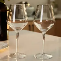 Design moderne, plastique écologique de qualité alimentaire pour le champagne et le verre à vin rouge pour les fêtes et les cocktails