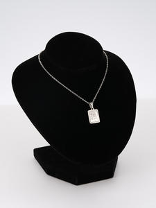 A-Z Lettre Collier Ensemble À <span class=keywords><strong>La</strong></span> Mode En Acier Inoxydable et Titane Bijoux Lien Chaîne Coin Forme <span class=keywords><strong>pour</strong></span> Filles <span class=keywords><strong>Amis</strong></span> En Gros Cadeau - Product Image 3