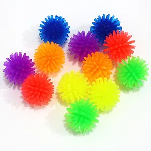 Bolas sensoriais de arco-íris macio, brinquedo saltitante com bolas sensoriais macias, novidade calmante, brinquedo para autistas