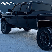 Jantes forgées NJQS noires personnalisées 10x225 8x180 8x170 8x6.5 6x5.5 6x139.7 pour camion tout-terrain 22 24 26 pouces pour GMC Ford RAM Chevrolet