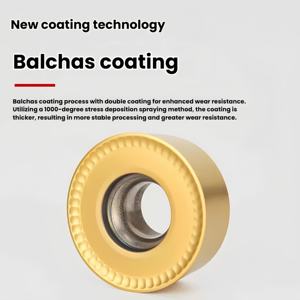 شفرة قطع دائرية RPMT1003MO مطلية بـ Tialn/Tic/Tin بصلابة HRC20-60 للأعمال الشاقة والتشطيب شبه النهائي للفولاذ الكربوني والسبائك - Product Image 5