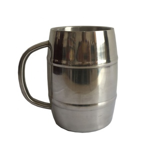 Cốc Bia Bằng Thép Không Gỉ Hai Lớp 1000Ml 32Oz Có Tay Cầm Cốc Cà Phê Cốc Bia Có Nắp - Product Image 1