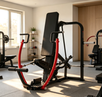 Super Septembre : Machine de musculation commerciale en acier, à charge par plaques, pour entraînement de force, presse pectorale assise classique, durable