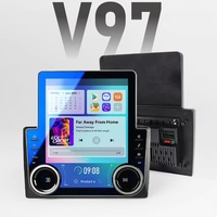 Nouveau lecteur MP5 de voiture Android avec navigation GPS, écran OLED de 97 pouces, 10 cœurs, HD, grand écran, pour la connectivité smartphone 5.0