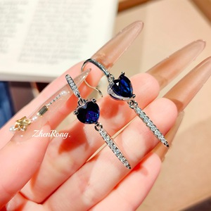 ต่างหู S925แผ่นสีทองสเตอริงตะวันตก aretes de colores pendientes Venta Al por Mayor ต่างหู S925เงินที่สง่างาม - Product Image 1