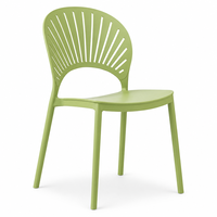 Chaise de salle à manger empilable en PP de qualité commerciale australienne, robuste, sans accoudoirs, pour café, hôtel, restaurant, vente en gros à Sydney