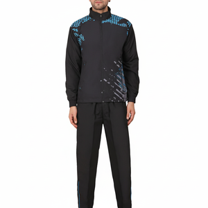 Precio al por mayor de entrenamiento de gimnasio sublimación chándal personalizado para hombre chándal OEM logotipo personalizado proveedor trajes de sudor - Product Image 1