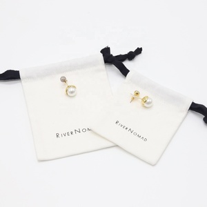 Pochette en toile de haute qualité pour peignes, sac d'emballage pour peignes, petite pochette en coton à cordon pour bijoux et cadeaux - Product Image 2