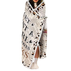 <span class=keywords><strong>Couverture</strong></span> <span class=keywords><strong>de</strong></span> lecture à fleurs personnalisée pour le mois <span class=keywords><strong>de</strong></span> <span class=keywords><strong>naissance</strong></span>, <span class=keywords><strong>couverture</strong></span> à capuche personnalisée pour les amoureux des livres - Product Image 3