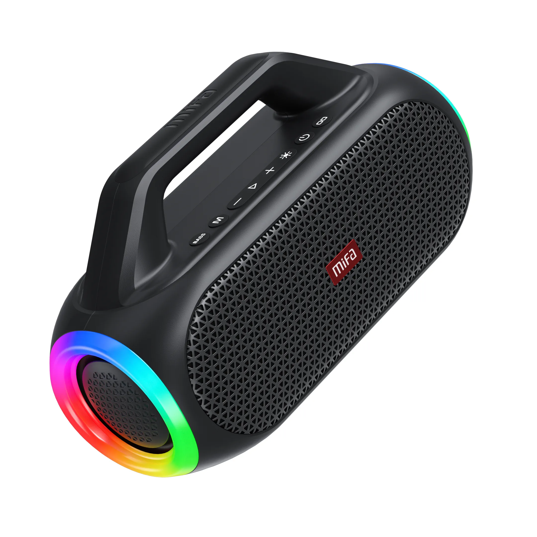 10000 mAh Big Battery Bluetooth V5.3 Wireless Speaker RGB Colorful Light IP67 Waterproof Bluetooth Speaker