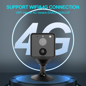 LEVOFAST kamera keamanan nirkabel, WiFi 4G 3MP baterai Mini <span class=keywords><strong>CCTV</strong></span> pemantauan penglihatan malam, baterai Mini tersembunyi luar ruangan