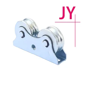 Universal Heavy Duty Turkey Customized Model Double Bearings Two-Wheel Sliding Gate Fence Door Support Caster Roller