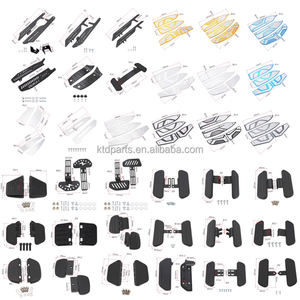 Reposapiés trasero para motocicleta KTD, reposapiés de aluminio para Bajaj Tvs Apache 160, reposapiés - Product Image 6