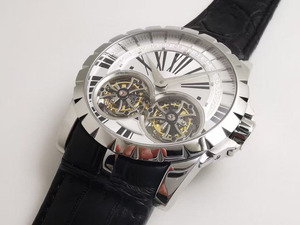 Orologio Meccanico Automatico da Uomo di Alta Qualità, con Doppio Tourbillon, Design Elegante, Scheletrato con Vetro Zaffiro - Product Image 2