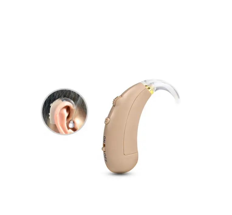 Vô hình có thể sạc lại nghe Khuếch đại chất lượng cao kỹ thuật số máy trợ thính điếc xương dẫn Máy trợ thính