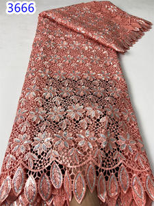 <span class=keywords><strong>Pas</strong></span> <span class=keywords><strong>cher</strong></span> cordon Guipure dentelle tissu africain dentelle tissu 2024 haute qualité Soluble dans l'eau Sequin pour luxe <span class=keywords><strong>soirée</strong></span> désherbage Dresses366 - Product Image 6