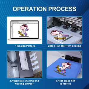 Impresora DTF de fábrica I3200 I1600 A3 con cabezal XP600 para camisetas, impresora de logotipos personalizados DIY para prendas, impresora DTF de película PET de 33 cm con soporte 2025 - Product Image 2