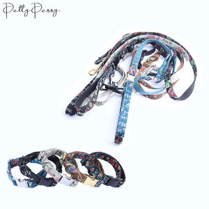 Logo de mode à rayures multicolores peut être personnalisé Le harnais en nylon pour animaux de compagnie est robuste et durable, doux et confortable - Product Image 4