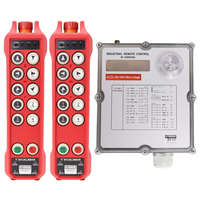 Control Remoto Industrial por Radio de Doble Velocidad con 10 Botones, Impermeable IP67, con Bloqueo de Seguridad para Grúas de Trabajo Pesado