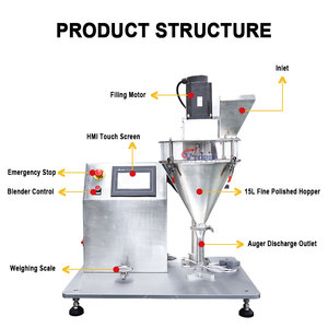 50g 100g Tabletop gia vị khoan Filler các loại thảo mộc hữu cơ Quế bột điền máy đóng gói - Product Image 2