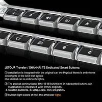 Pegatinas Personalizables para Botones del Jetour T2, Accesorios Especiales de Modificación Automotriz para Vehículos Dedicados