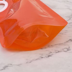 Bolsa de Agua Plegable Deportiva Personalizada con Logotipo, con Pajita, 500 ml, Bolsa de Agua Deportiva para Exteriores, Botella de Agua para Ciclismo Más Vendida - Product Image 5