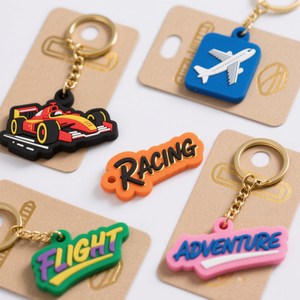 Custom PVC Carabiner <b>Keychains</b> Promotional Soft Eco-friendly 3D Shape Embossing Printing Bulk Corporate Gifts Events - Product Image 6