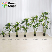 Haute Qualité Jardin Jaune Noyau Brésilien Bois Plante Mini Bonsaï Arbre Artificiel