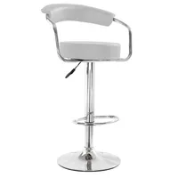 Quadro de metal clássico de couro, cadeiras estofadas de couro com altura para contador de bistro, cadeira de cozinha para jantar, sillas, bar, clube, cadeira
