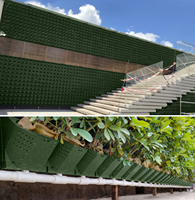 Tanaman Vertikal Pot Bunga Mini Ekologi Hidup Dinding Sistem Vertikal Taman Dalam Ruangan Wallgarden untuk Bunga Sayuran dan Ramuan