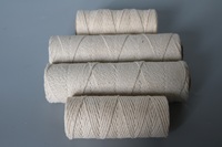 Corde logitech pour la décoration, corde torsadée, vente en gros, cordon en coton macramé, 3 brins