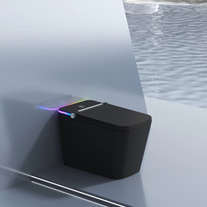 <span class=keywords><strong>2025</strong></span> Tốt Nhất Bán Đen Kính Thông Minh Nhà Vệ Sinh Tự Động Thông Minh Nhà Vệ Sinh Thông Minh Điều Khiển Bằng Giọng Nói UV Vòi Phun WC Nhà Vệ Sinh - Product Image 2