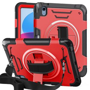 Nueva Funda Protectora Resistente y Duradera para iPad 10 11 10.9 y Tablets de 11 Pulgadas, Soporte Giratorio de 360° Hecho de PC+TPU - Product Image 1