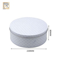 Boîte en étain recyclée de qualité alimentaire 220 x 80 mm pour biscuits, gâteaux, chocolat et sucre avec logo personnalisable