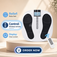 Nouveau masseur électrique pour les pieds et les jambes Shiatsu, rechargeable, alimenté par batterie, technologie TENS pour la circulation sanguine, soulagement de la douleur