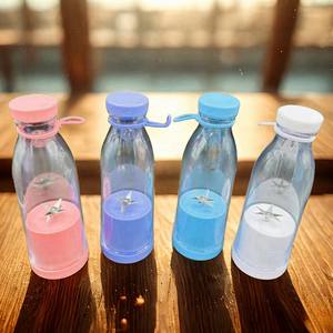 Offre Spéciale Usb charge sans fil bouteille de vin jus tasse 4 feuilles <span class=keywords><strong>couteau</strong></span> tête Portable presse-agrumes jus tasse Mini presse-agrumes - Product Image 3