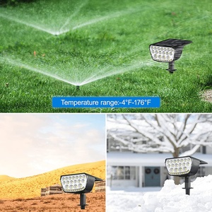 Lámpara Solar Inteligente para Jardín con 32 LED, Resistente al Agua IP65, Panel de Luces LED para Jardín, Seguridad, Iluminación Exterior, Lámpara de Paisaje Inalámbrica - Product Image 4