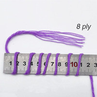 Fil de coton laitier 8 brins 400g pour machine à tufter, 90 couleurs, pour projets de tricot, crochet et artisanat, fil en cône Knit Picks