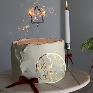 ของตกแต่งหน้าคัพเค้กทำจากอะคริลิคปีใหม่2026มีความสุข2026อุปกรณ์ตกแต่งหน้าเค้กสวัสดีปีใหม่ของวันส่งท้ายปีเก่าอุปกรณ์แต่งหน้าเค้กอุปกรณ์สำหรับงานปาร์ตี้ - Product Image 3