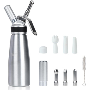 Aluminum Alloy Cake Top Decoration Gun Whip <b>Cream</b> Charger Stainless Steel Whipped <b>Cream</b> for Cake - Product Image 1