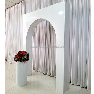 FURUN Quality Durable Handmade Classic Style Large White Metal Flower <b>Arch</b> <b>for</b> Weddings Parties & Family Events-Station <b>Decor</b> - Product Image 2