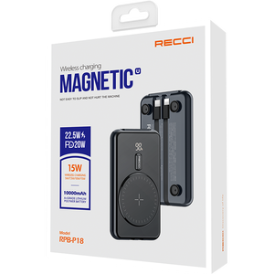 Mini Xách Tay 10000MAh Nam Châm Powerbank Pd 20W Nhanh Chóng Sạc Pin Trạm Điện Thoại 15W Từ Sạc Không Dây Ngân Hàng Điện - Product Image 6