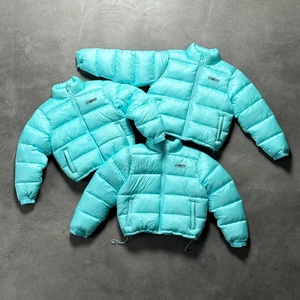Custom Design Winter Outdoor Wear ultra <b>Light</b> <b>Duck</b> Goose Down Coats Unisex Zip up Cropped Jackets Padded Bubble Puffer Jacket - Product Image 1