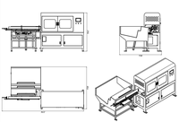 Vollautomatische BOPP-Klebeband-Papierkern-Schneidemaschine Papierrohr-Schneidemaschine