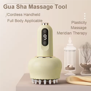 Set de Terapia de Masaje Eléctrico Multifunción Gua Sha y Ventosas Inteligentes para Alivio del Dolor y Celulitis - Product Image 4