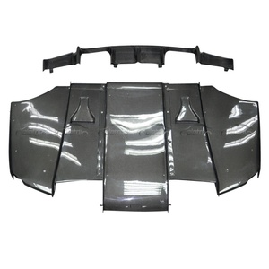 VRS Style <b>Car</b> Rear Bumper Lip Fin Spoiler Protector Carbon Fiber Rear <b>Diffuser</b> Splitters for BMW E92 E93 M3 - Product Image 6